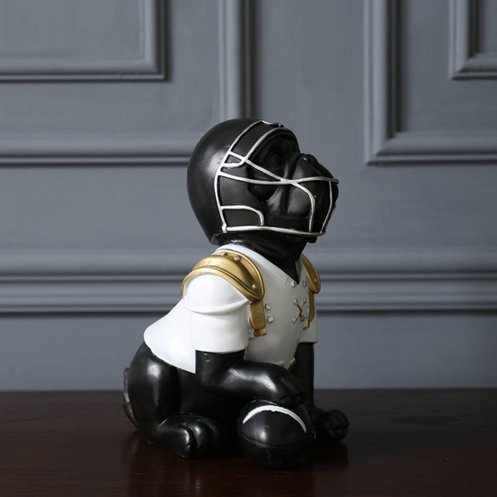 Fútbol Americano Coleccionable Figura con Casco Tallada Figurita para Recibidor