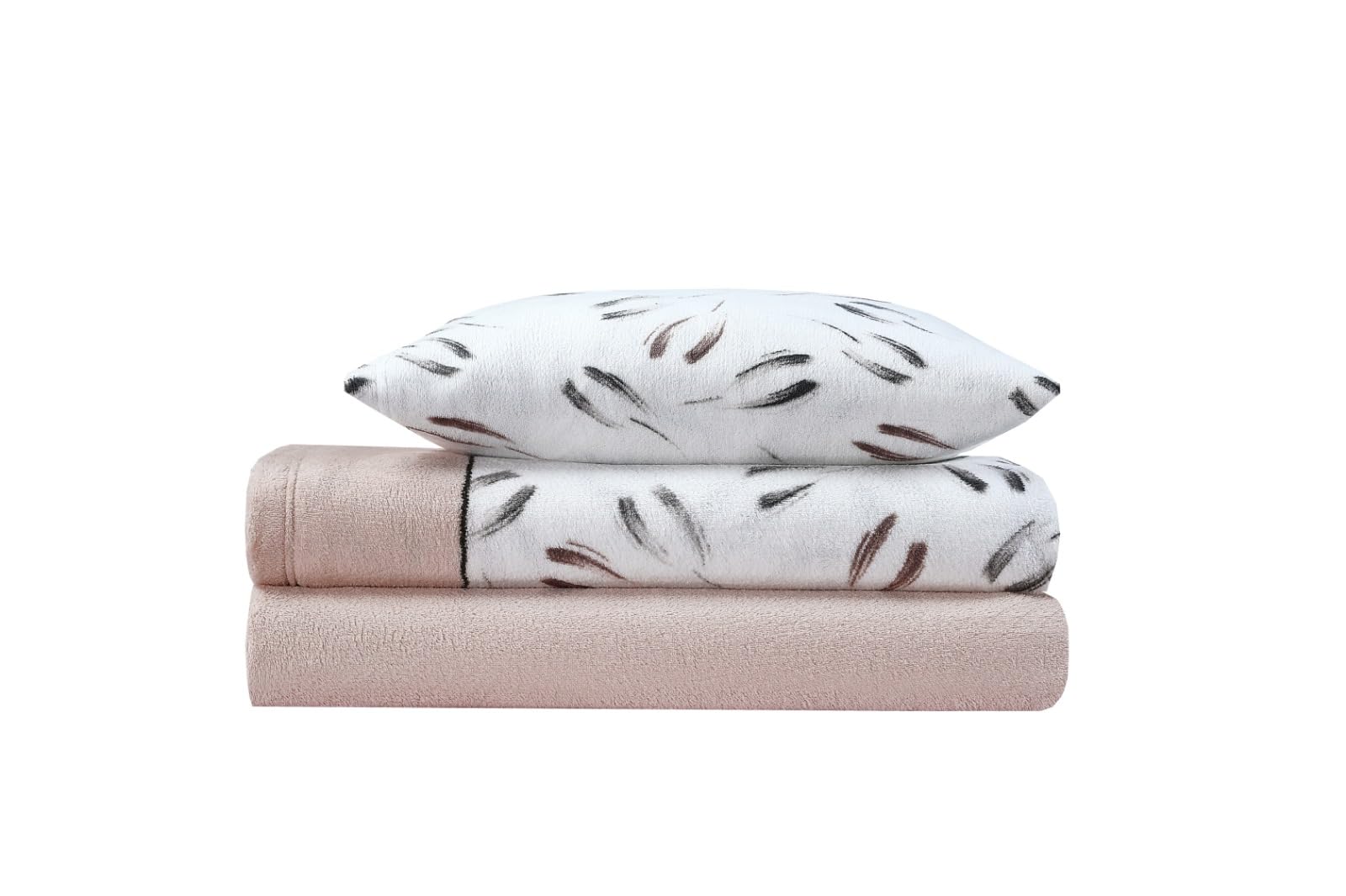 Paula Home Juego Sábana CORALINA, Térmica Invierno 3Pcs 240Gr/M². Incluye Encimera, Bajera Ajustable, Funda Almohada. (Beige 150x190/200+30cm para Cama 150)