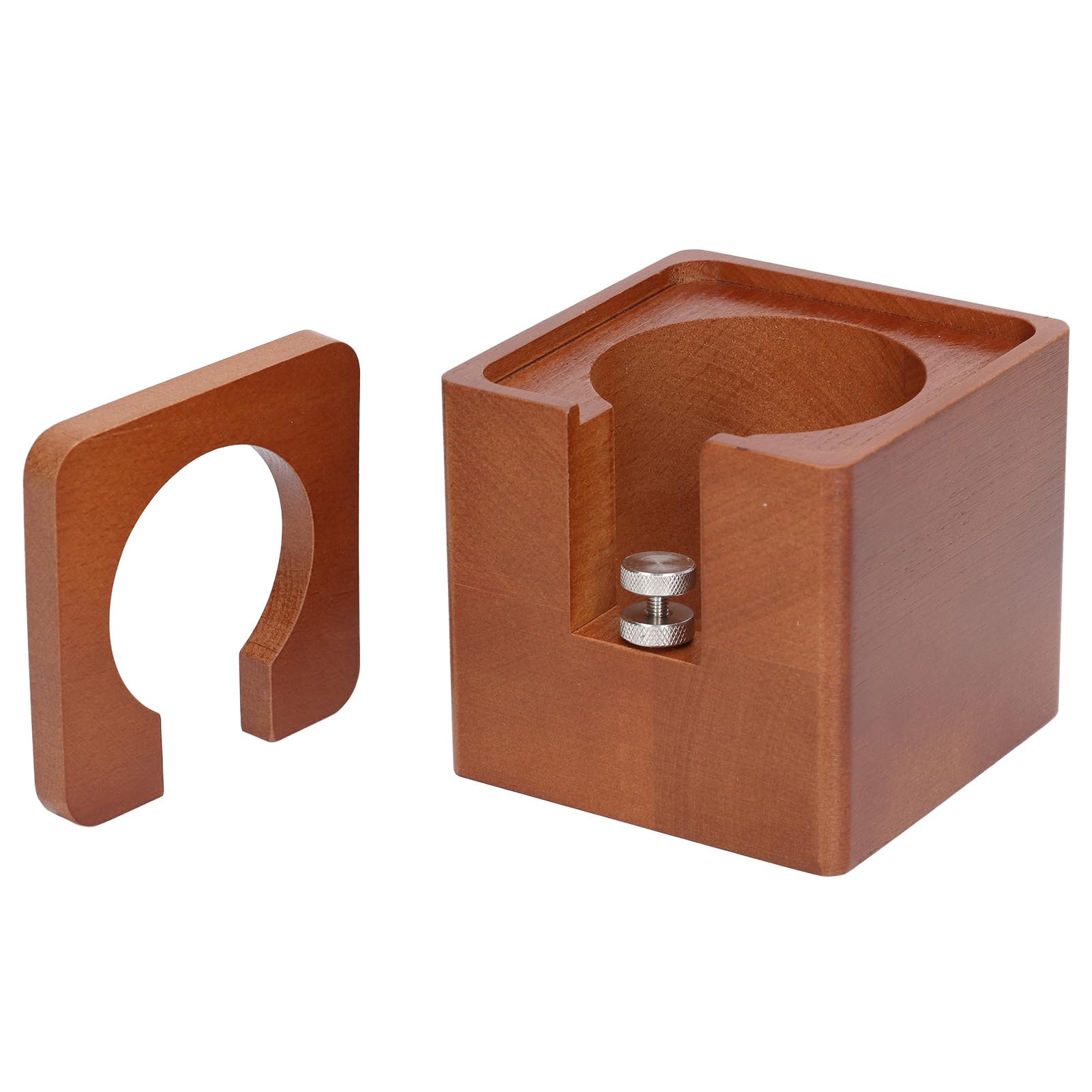 Support de porte-filtre café bois pour tasser votre expresso sans glisser