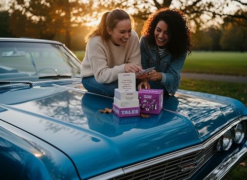 Miniatura 8 de TALES 150 tarjetas de conversación, edición de amigos, juego divertido para adultos, adolescentes y niños, perfecto para fiestas, noches de juego,