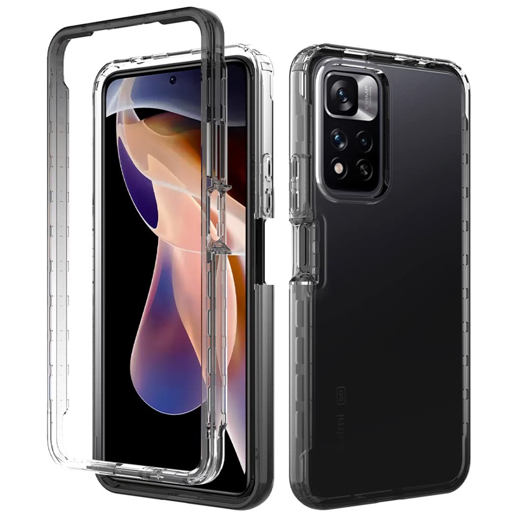 SEAHAI Cover Per Xiaomi Redmi Note 11 PRO+ 5G – Custodia Ultra Sottile TPU A Colori Sfumati – Antiurto E Morbida – Blu