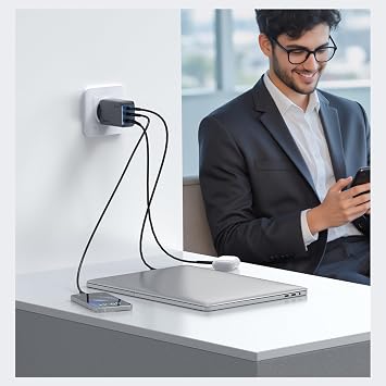 Mcdodo CH-0121 GaN Seri 100W 2C1A Mini GaN Şarj Cihazı Siyah