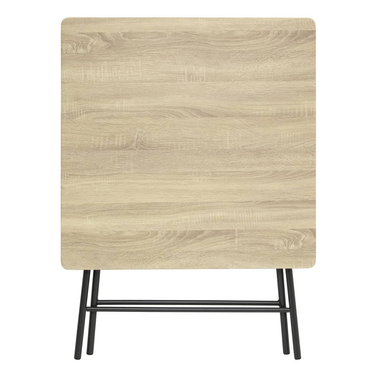 Five 5 simply smart Tavolo pieghevole 2 posti effetto legno