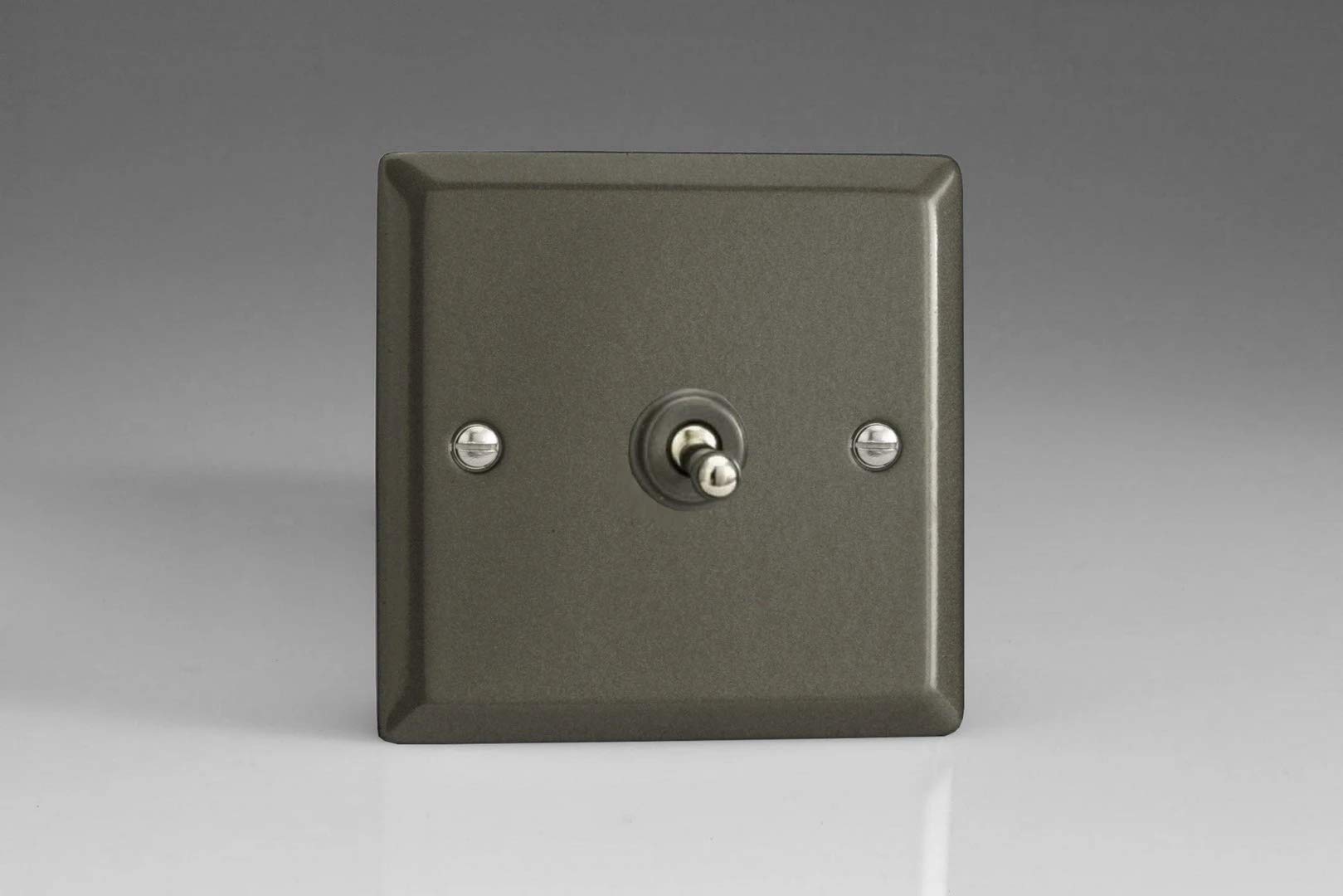 Varilight XPT1 Toggle Switches Graphite 1 Gang