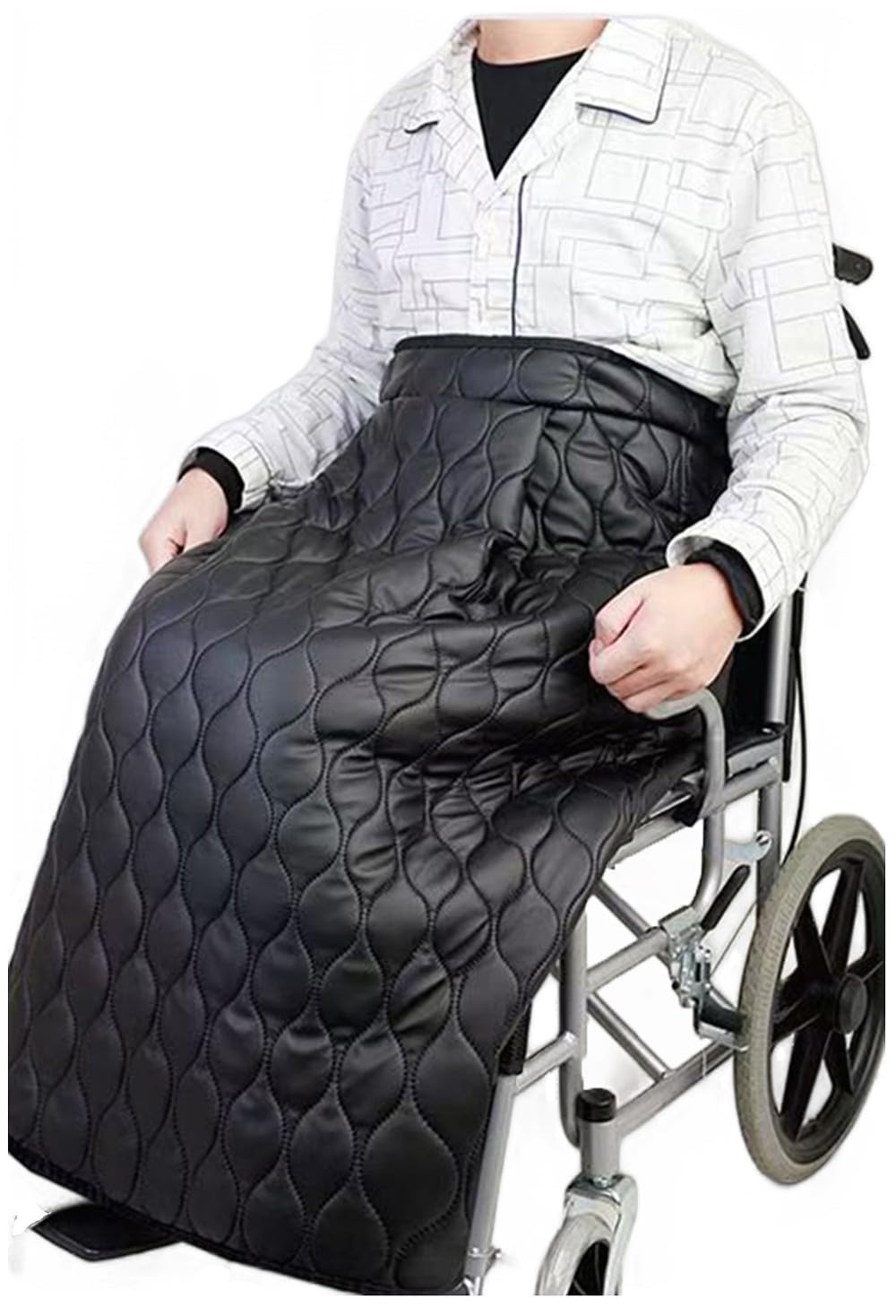 Dejin B Winter Thicken Warm Wheelchair Leg Cover, Adult Lower Ody Wheelchair Lanket Waterproof And Windproof Sleeping Ag With Fleece Lined And Zipper For Winter Leg, Foot, And Ack