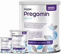 3 latas - PREGOMIN Pepti - Fórmula infantil em pó - 400gr
