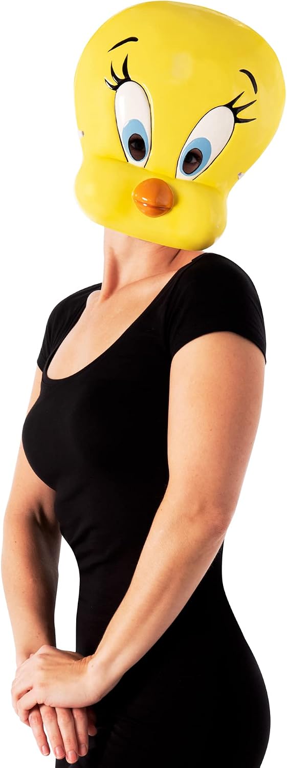 Rubies Unisex Warner Bros. Space Jam Tweety Bird Plastic Half-Mask