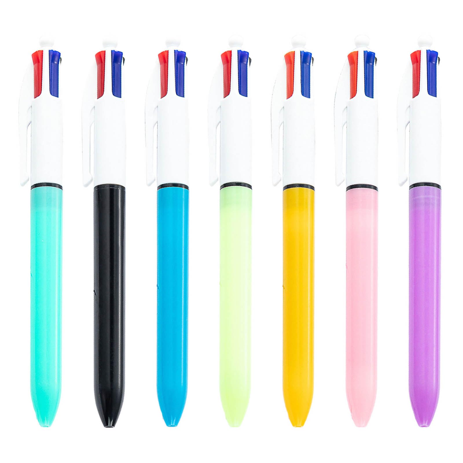 Bolígrafos De 4 Colores En 1, Bolígrafo Multicolor Con Tintas Surtidas Boligrafos De Colores 4 En 1 De 0 7 Para Diario Y Organizacion 3 Unidades 12 Colores De Tinta