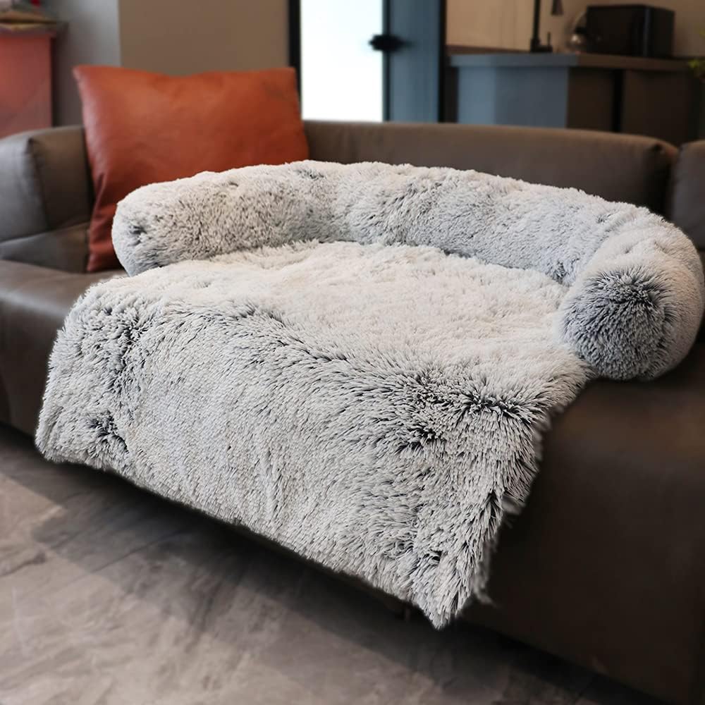 ANWA Dog Sofa Bed Mat Cover Soft Plush, Couch Cover for Dogs Dog Mat