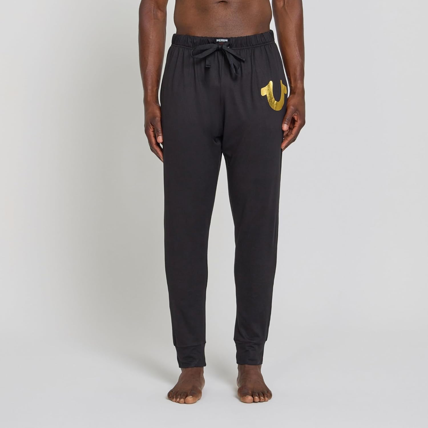 True Religion Mens Jogger Pajama Pants, Lightweight Lounge Casual Sleep Pants for Men - Image 4