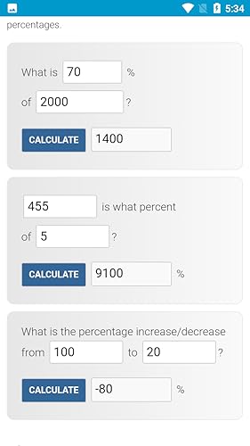 Percentage Calculator Pro