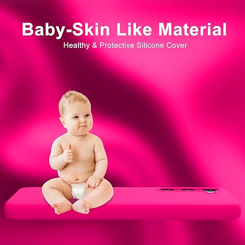 Miniatura 6 de DEENAKIN Funda de silicona para Samsung Galaxy S23, suave y sedosa, de goma, de gel, con forro de microfibra suave, ajuste delgado, funda protectora