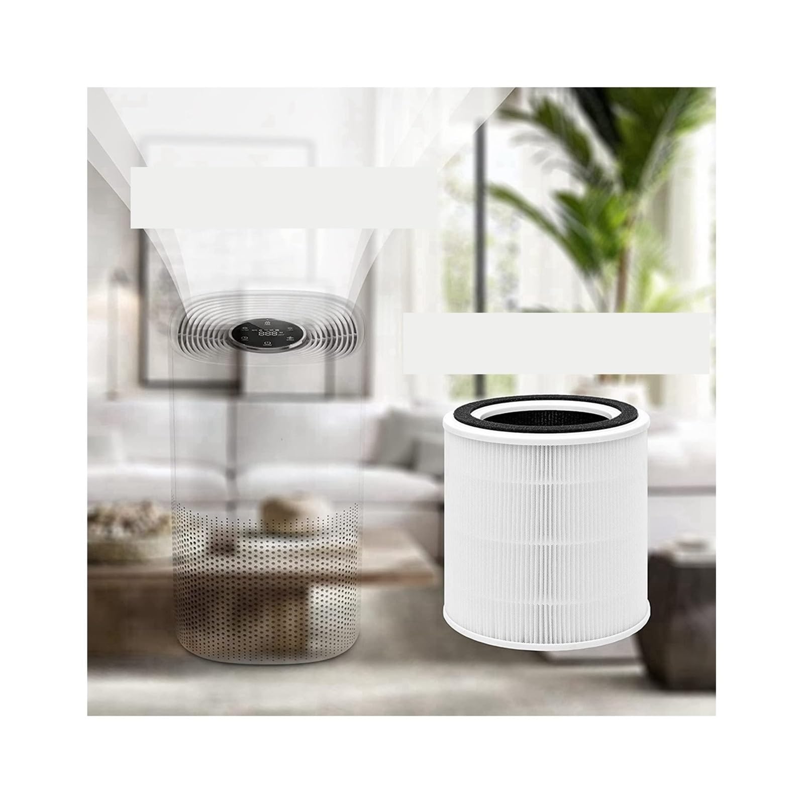 Purificador De Aire Filtros De Repuesto Compatible Con TaoTronics Repuestos
