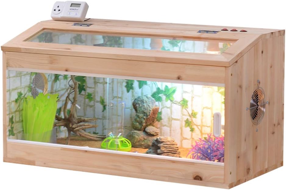 XBTECH Turtle Breeding Box Case Feeding Hatching Container TANK BREEDING Amphibians Habitat Box Open for Lizard Frog Spider Black Snake Insect Reptile