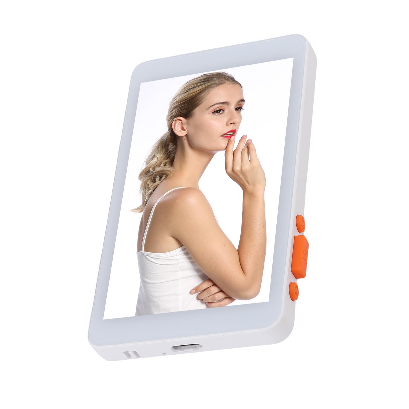 Phone Vlog Selfie Screen, 4.02in 1800mAh Magnetic (WHITE)