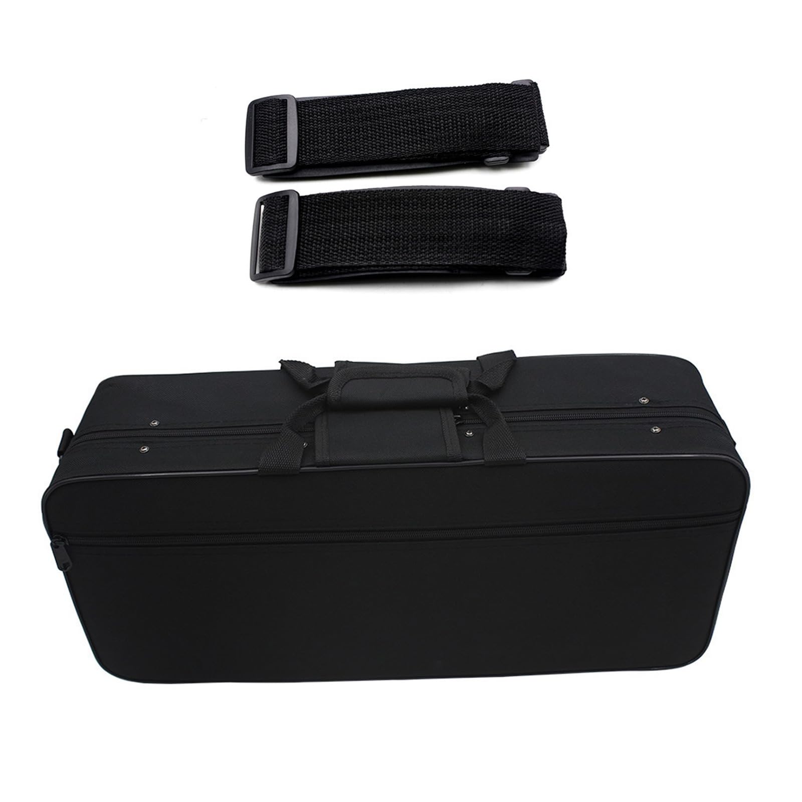 Trompeten-Tragetasche, wasserabweisend, doppelte Transportgriffe, Trompetenbox mit Tragegurt, verschleißfeste Tasche für Musikinstrumente
