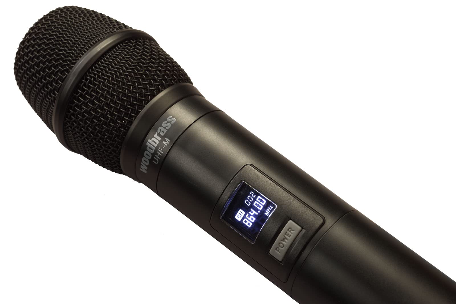Woodbrass Draadloze Microfoon Systeem Lichtgewicht, Handig en Discreet UHF Headset of Band Microfoon voor Karaoke, Professioneel, DJ, Entertainment, Bruiloft, Conferentie (UHF-1HL-F1 - Band: 863 MHZ
