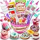 GirlZone Geschenke für Mädchen Cakes & Sweet Treats Schleim-Ei, Alles-In-Einem Schleim & Ton-Set für Kinder um Lustigen Flauschigen Eiscreme-Schleim, Butterschleim Überraschungsei