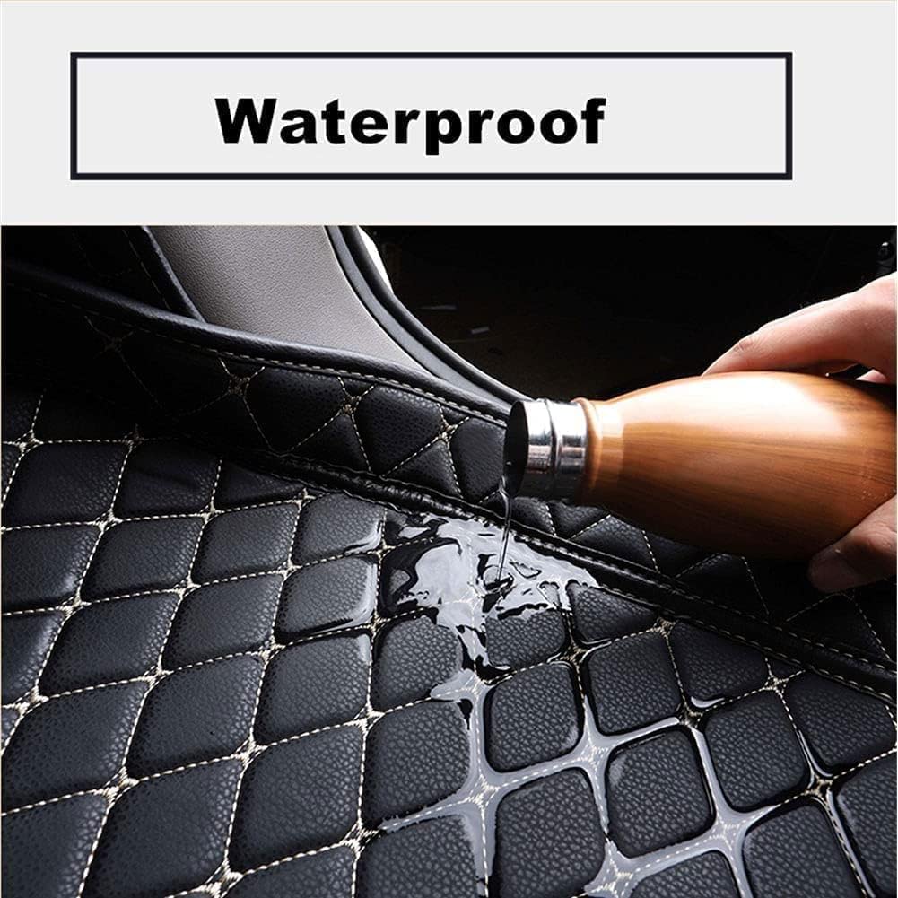 Coche Alfombrillas Maletero para Ford Mondeo Wagon MK5 2015-2017 2018 2019 2020 2021 2022 2023 2024 2025 2026, Impermeable Antideslizante Cuero Funda Maletero Protector Accesorios