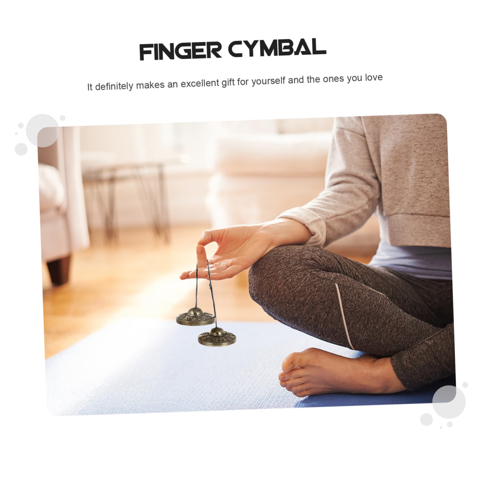 VICASKY Kupfer-schlaginstrument Beckenglocke Für Meditation Yogaglocke Handgefertigt Reine Kupferbecken Meditationsglocke Als Percussion-instrument