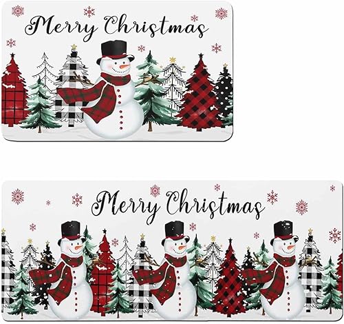 Tapete de baño de muñeco de nieve de Navidad para bañera, tapete antideslizante de secado rápido y absorbente, tierra de diatomeas, fregadero de