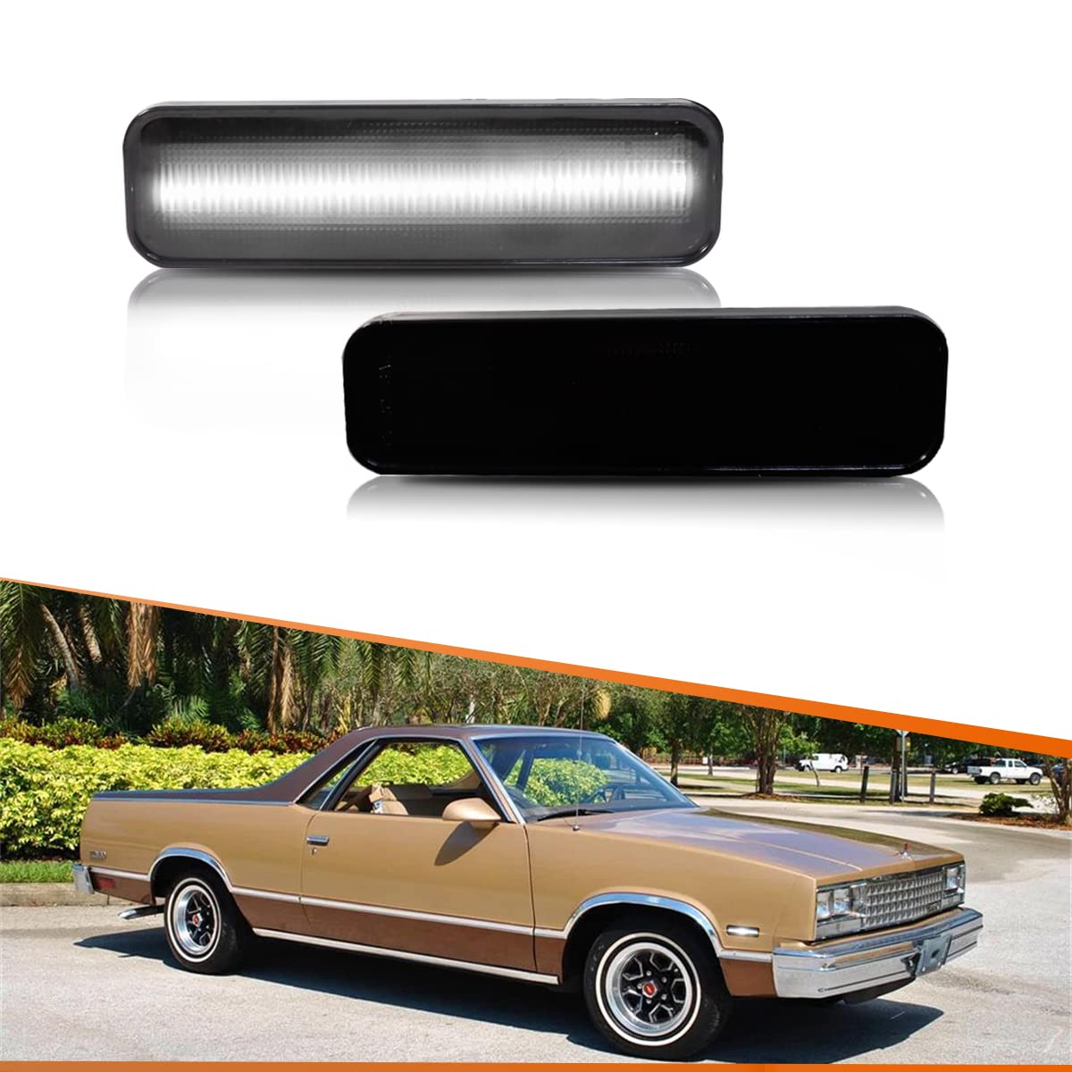 RESTOPARTS - 1978-87 El Camino Rear Marker Light Assembly