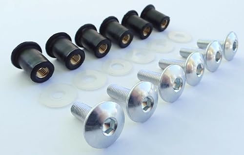 Miniatura 6 de Kit de pernos para bicicleta de calle para Honda, Kawasaki, Suzuki y Yamaha Sport Bikes CBR600RR, CBR1000RR, GSX-R600, GXS-R750, ZX-7R, ZX-6R,