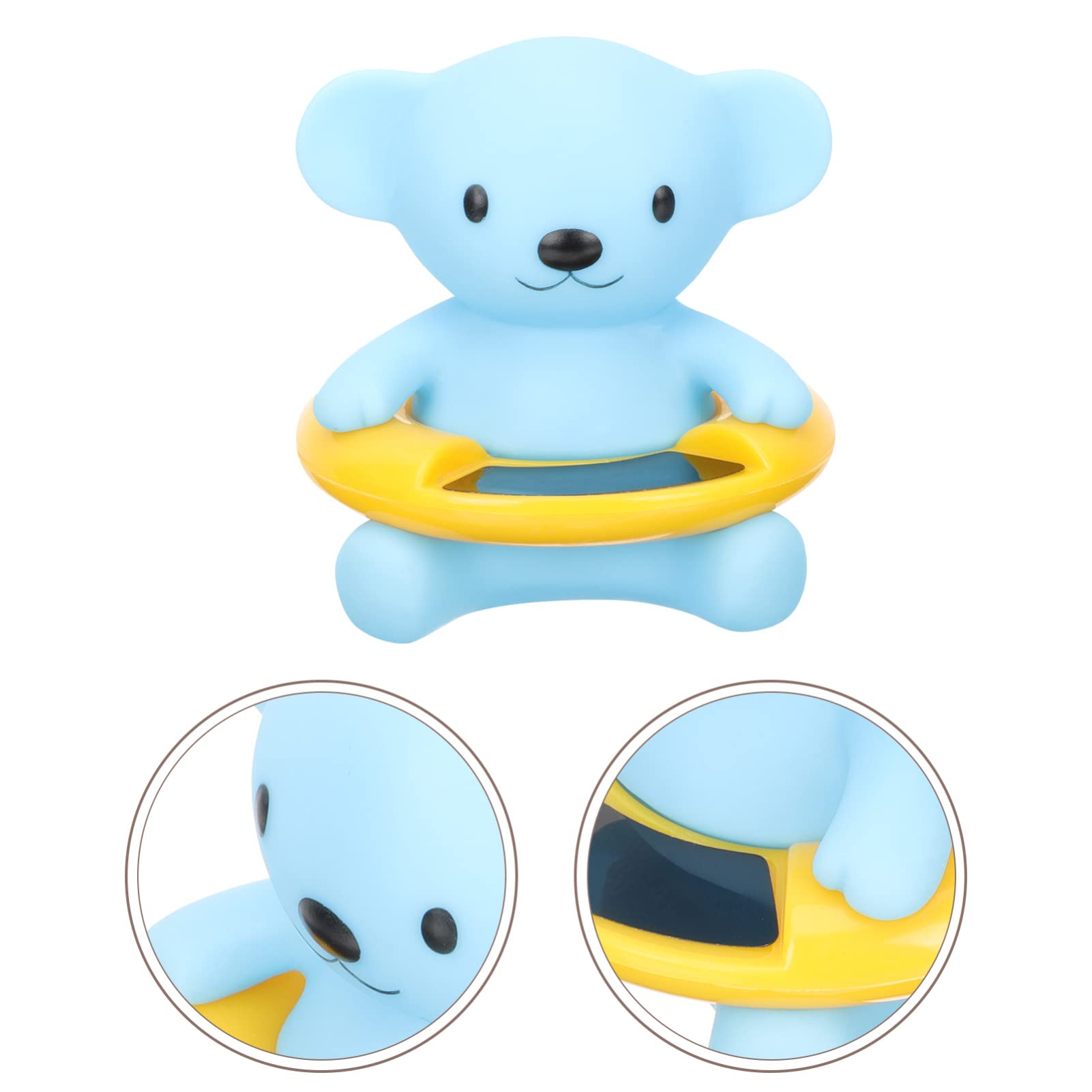 Zerodeko 3 Piezas Termometro De Agua Bañera De Bebé Piscina Juguete De Baño para Bebé Temperatura De La Pantalla Led Flotante Niño Termómetro Abs Materia Tómate Un Baño