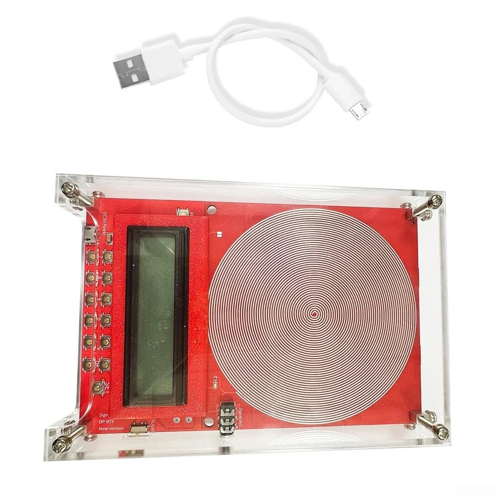 Generador de señal ajustable portátil 7.83 para dispositivo de frecuencia de resonancia de onda Schumann, Generador de onda cuadrada inversa estable (rojo)