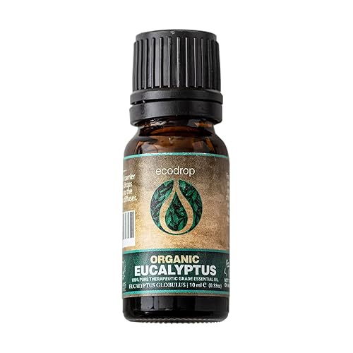 Ecodrop Pure Eucalyptus Essential Oil - 10ml Bottle | 100%