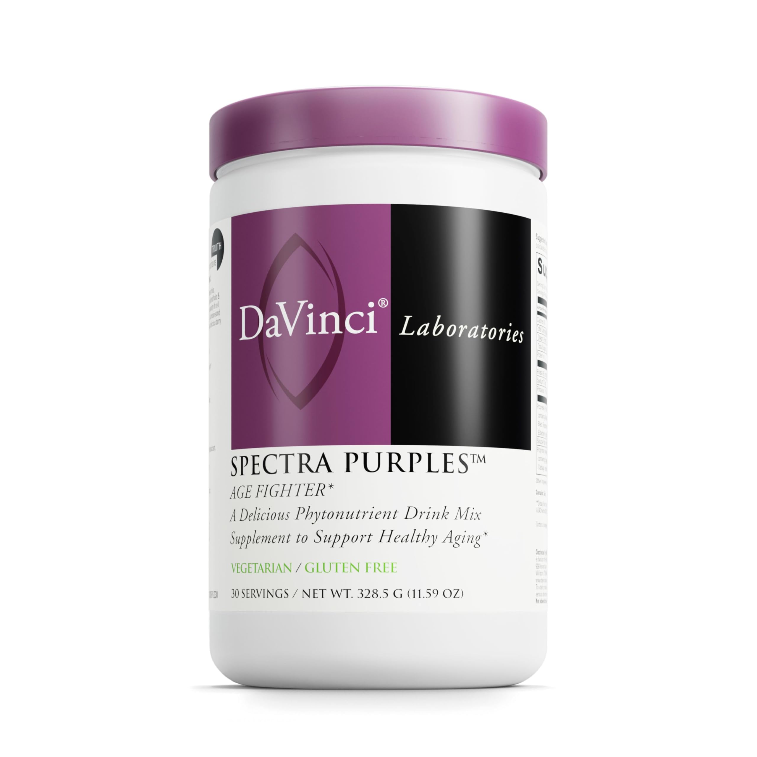 Labs Spectra Purples - Powder Supplement with Antioxidants Supports Healthy Aging* - Fruit, Vegetable & Herbal Extract Supplement Aids Brain & Immune Health* - 30 Servings (328.5 g)