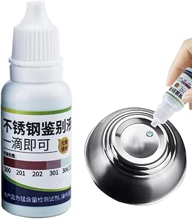 Stainless Steel Test Agent - 15ml Testing Solution, Sanitary Ware Reagent | Rapid Analysis, Detection Liquid with Precise Reaction Speed in Tableware Quality Checks and Building