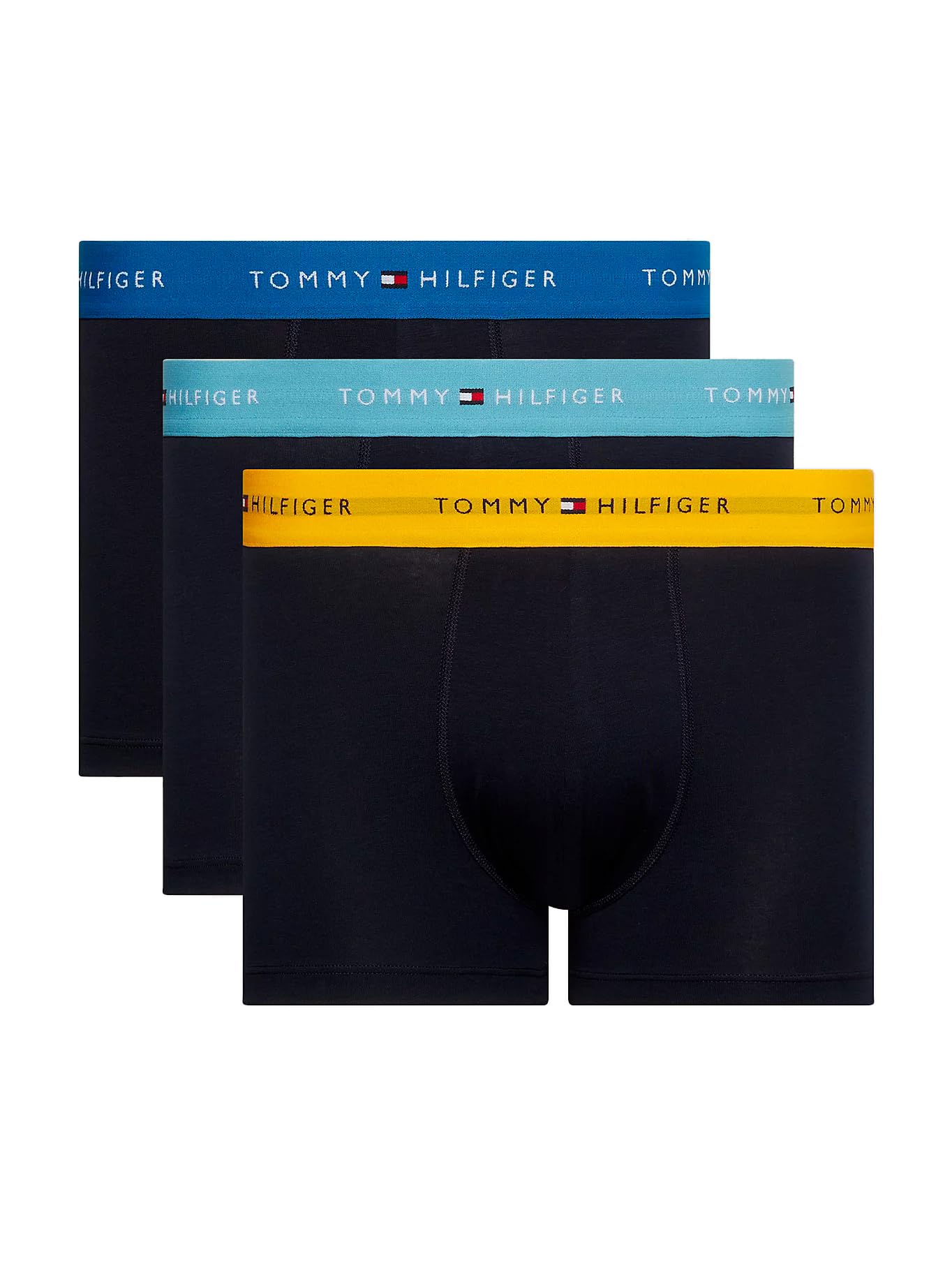 Tommy Hilfiger Mens Trunk Signature Boxer Shorts 3 Pack