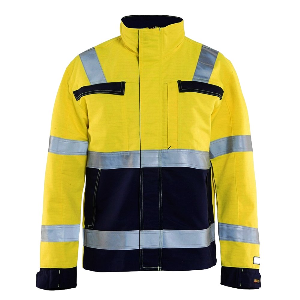 Blakläder 408715143389 Multinorm Jacke Größe in gelb/marineblau