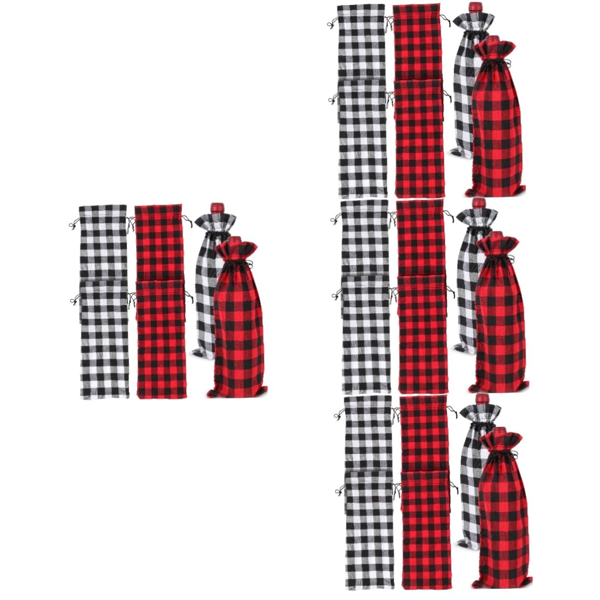 TOPBATHY STK Weinverpackungsbeutel Flaschentasche Beutel Für Weinflaschen Tasche Für Weinflaschen Weihnachtsgeschenktüten Weinbeutel Für Partys Weihnachtstasche Bettwäsche Aus Baumwolle