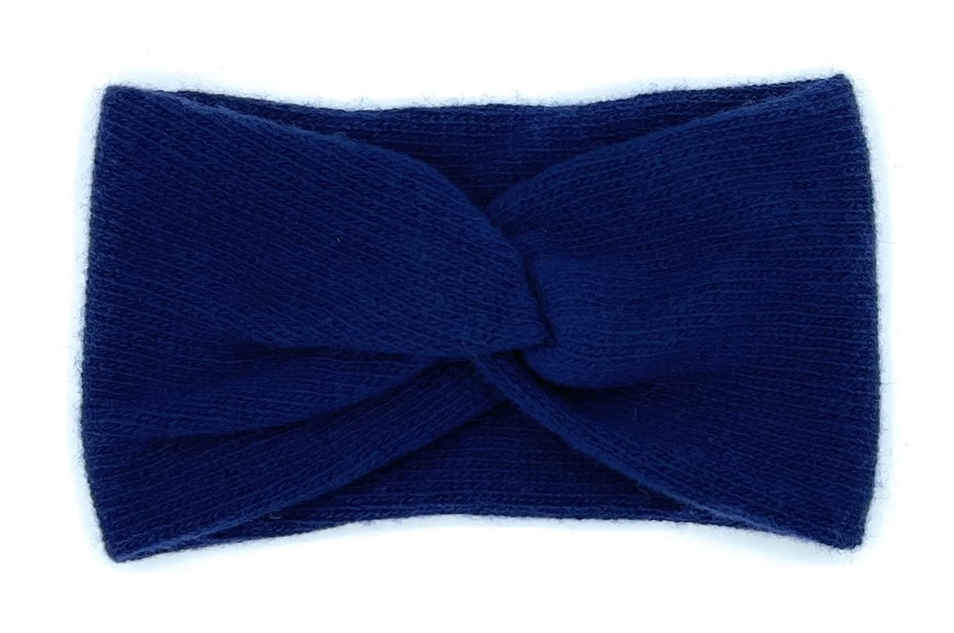 gestricktes Damen Stirnband aus 50% recyceltem Kaschmir, Made in Italy