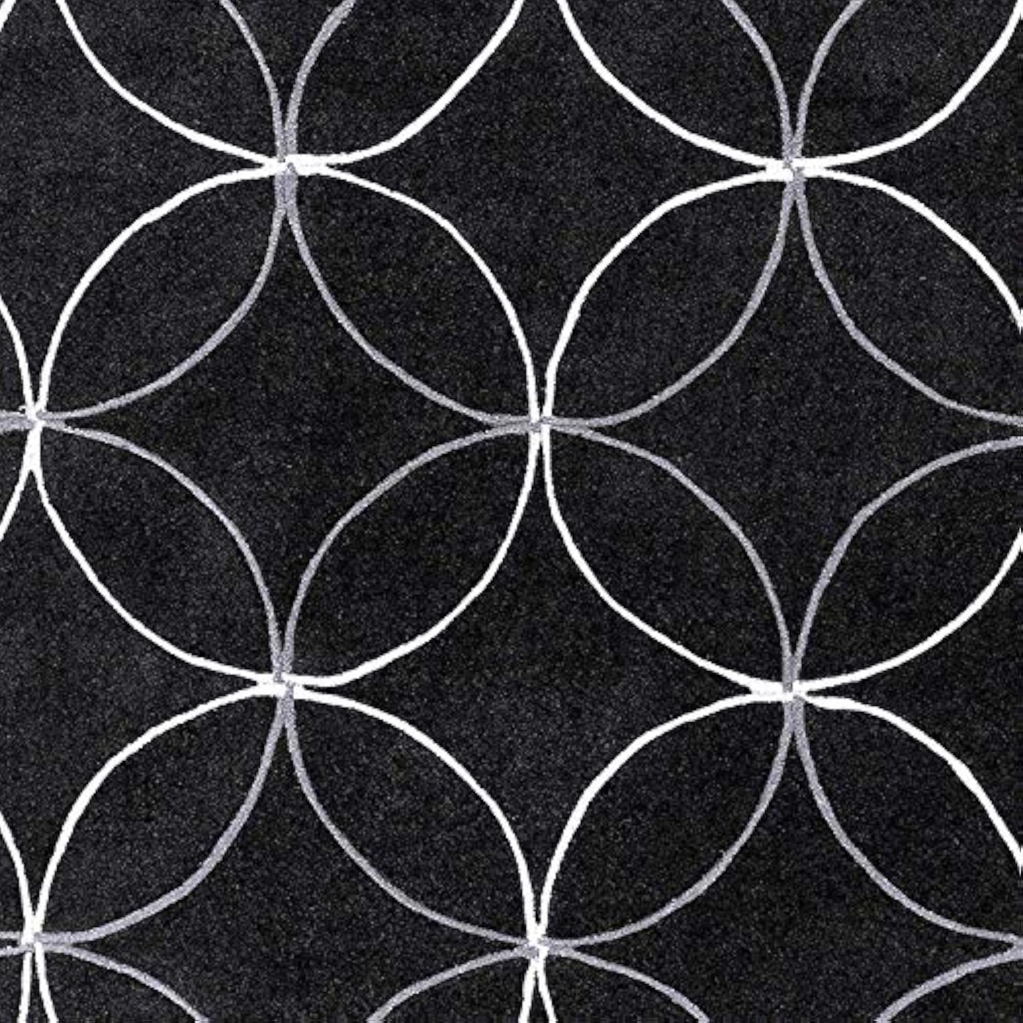 Hand Made Modern Design Carpet, 2 x 6 Feet