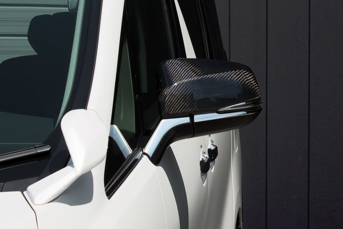 Amazon | BALSARINI カーボン ドアミラー カバー クリア塗装済み 純正