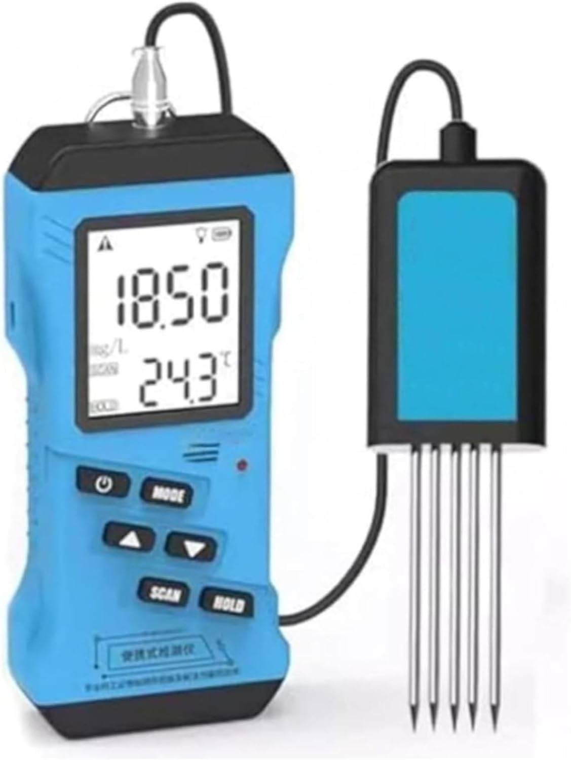 Soil Tester - 7 in 1 NPK, pH, Moisture, Temperature, and Conductivity Meter for High-Precision Soil Fertility Testing