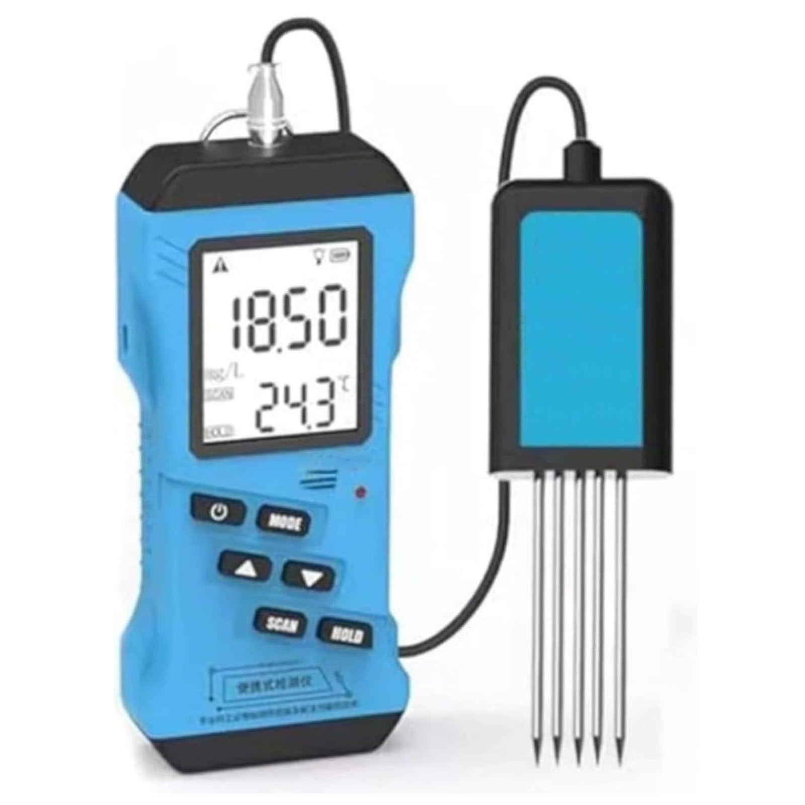 VitalisWorks 7 in 1 Soil Tester, NPK Tester, EC Meter, PH, Moisture, Temperature, Conductivity, Fertility Test High-Precision Sensitive Digital Soil EC Testing