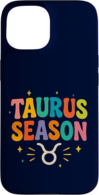 Taurus Season Vintage Zodiac Taurus May April Birthday Party Case for iPhone 15