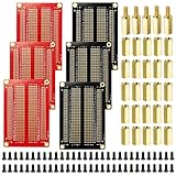 abstandsbolzen mit selbstschneidendem gewinde 【Lötbare Steckbrett】Sie bestehen aus zwei Arten von Streifen, i. e. Klemmen- und Busstreifen. Klemmleisten helfen beim Halten der elektronischen Elemente, während die Busleiste dazu dient, alle elektronischen Komponenten mit Strom zu versorgen. Kupferspuren folgen dem Layout wie Steckbretter. Mit denselben Markierungen, mit denen Sie vertraut sind, können Sie das Übertragen von Komponenten auf einfache Weise durchführen.