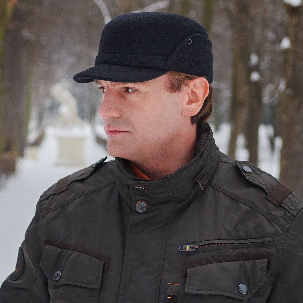 Sterkowski model Sawyer | Czapka z Wełny dla Kobiet i Mężczyzn | Elegancki Wygodny Kaszkiet
