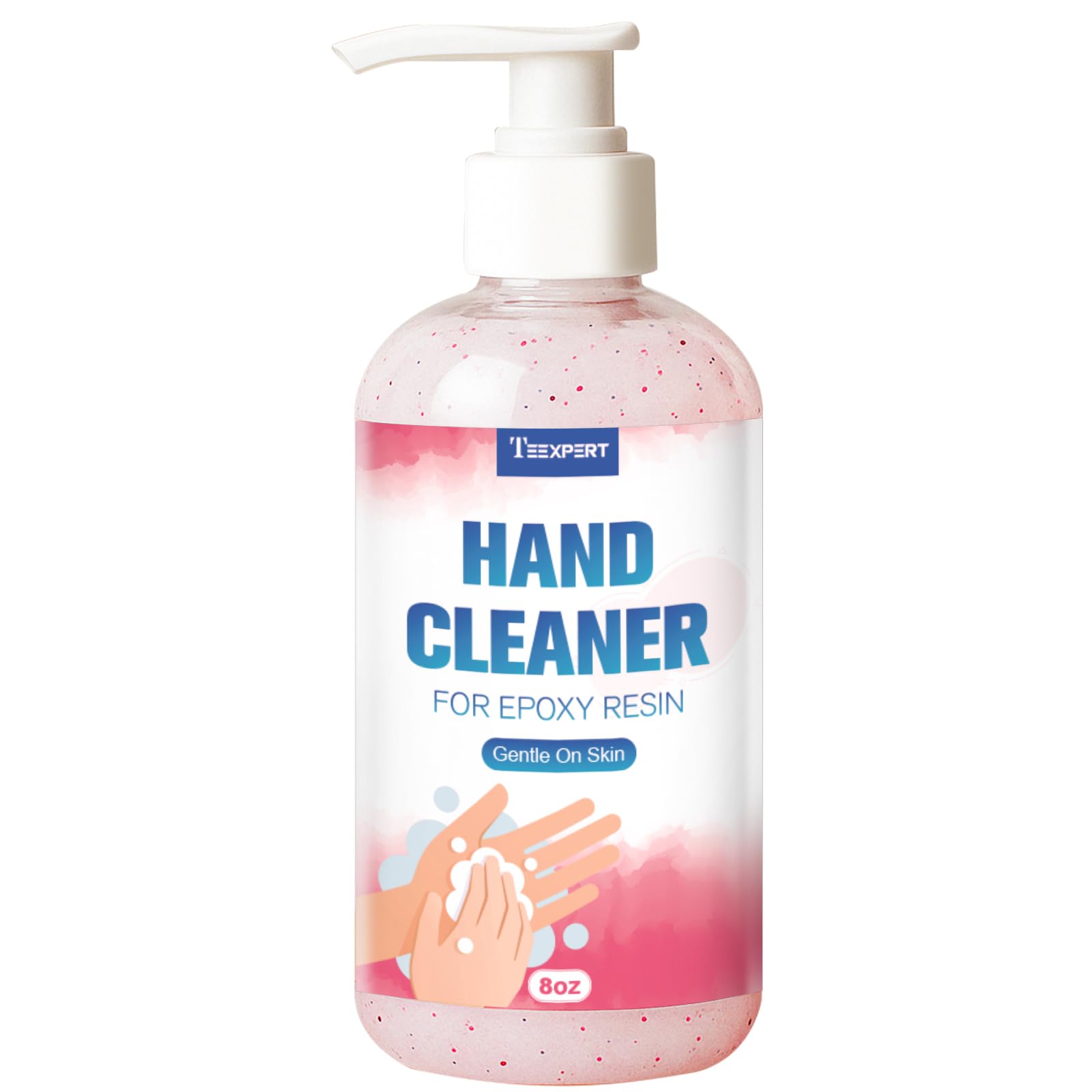 Teexpert Resin Remover Gel 8OZ Hand Cleaner For Epoxy Resin All-Natural Gentle & Moisturizing Hand Cleanser Ideal for Removing Uncured Resin Molds