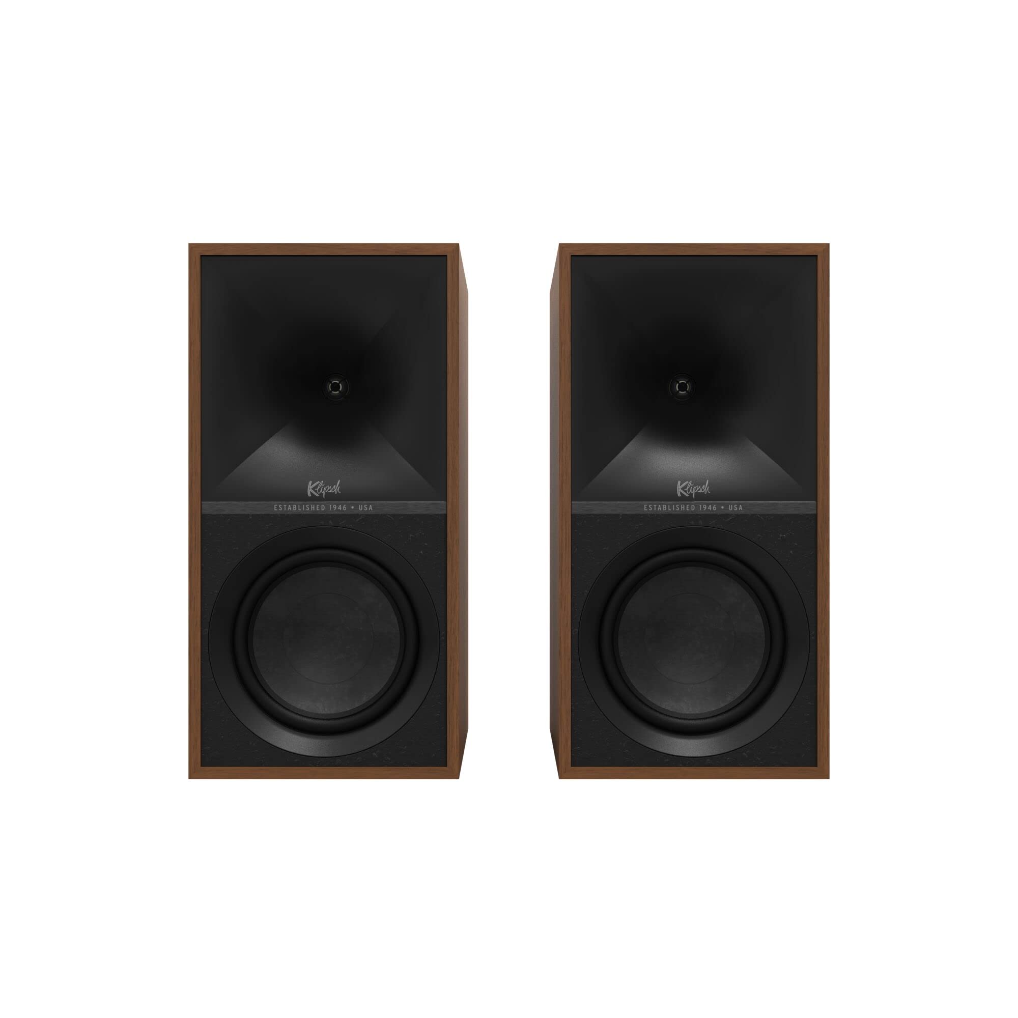 Klipsch, The Sevens, monitor amplificati, walnut