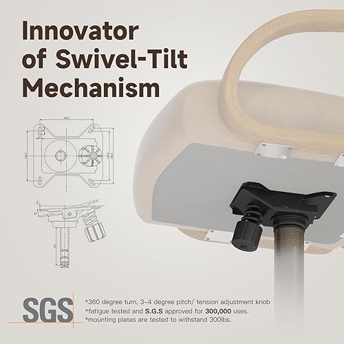 Miniatura 9 de Chromcraft Juego de 4 sillas de comedor de cocina, giratorias, sillas de comedor, sillas tapizadas de espuma viscoelástica con ruedas giratorias