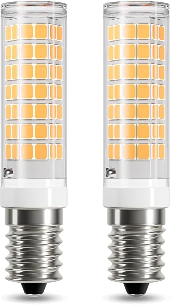 DiCUNO E14 LED Bulb Cooker Hood 4W=50W, 550LM, Warm White 3000K, 2 Pcs [Energy Class D]