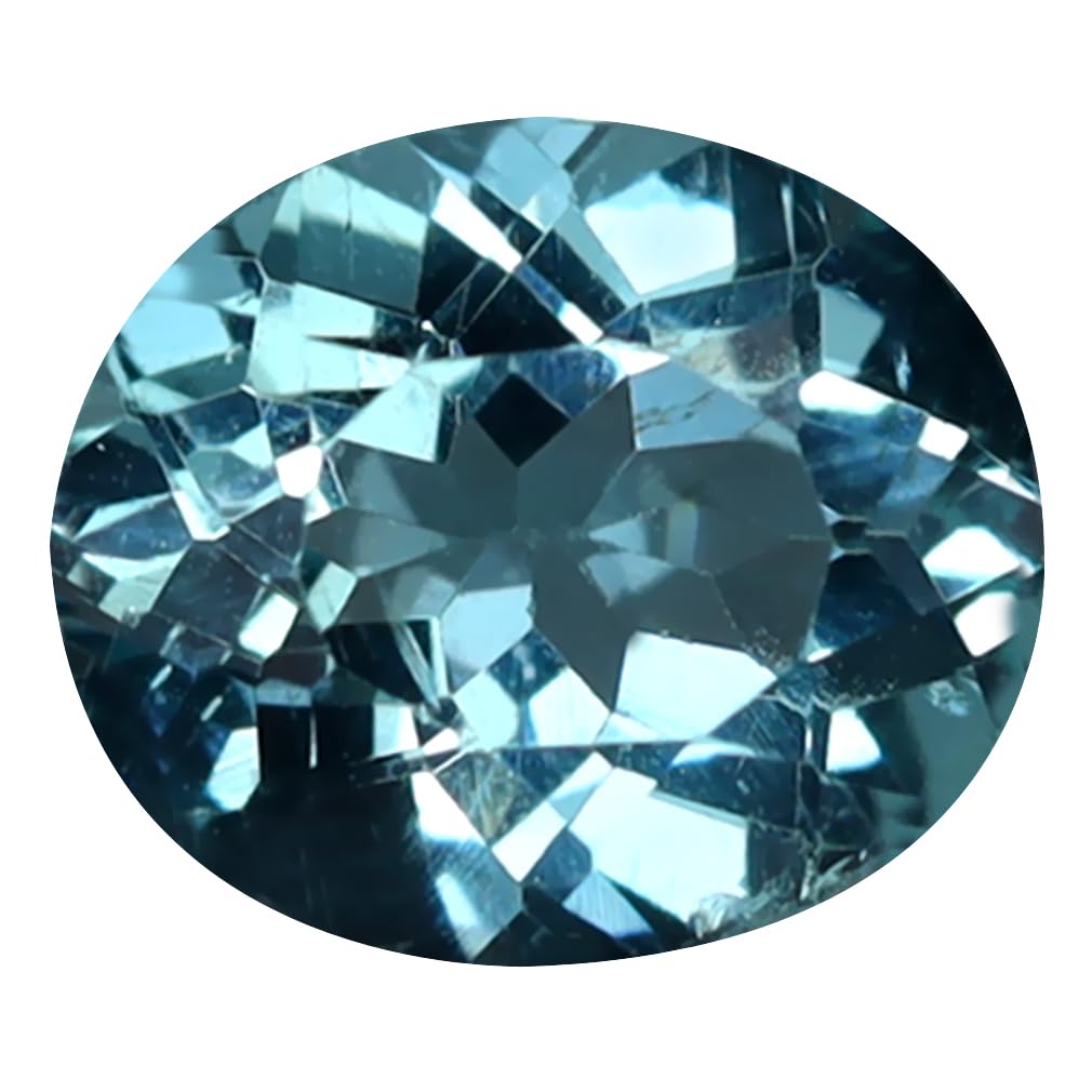 Apatite bleue Paraiba ovale 1.17 ct | Gemme naturelle de prestige du Brésil - 2