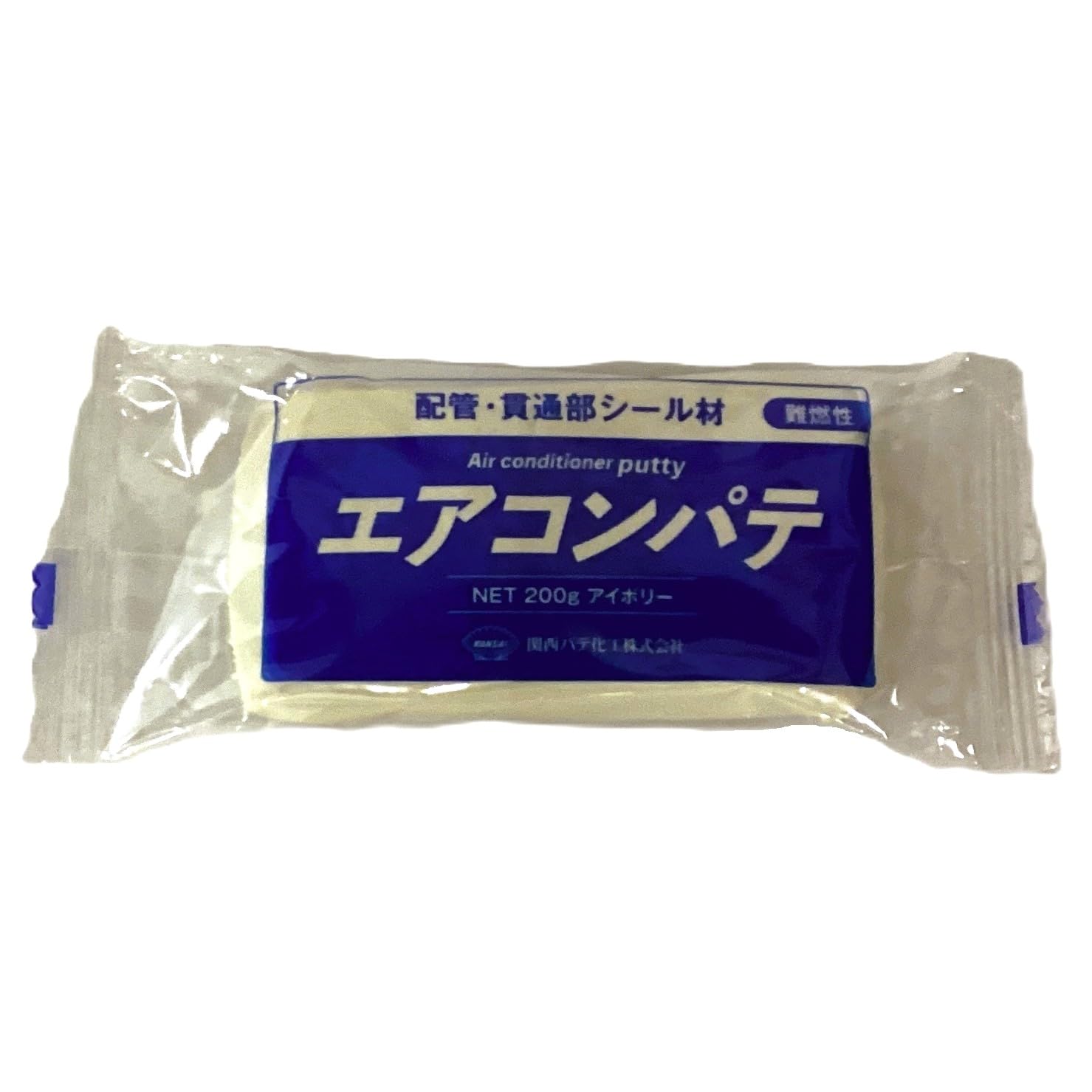 Amazon.co.jp: 関西パテ化工 エアコンパテ アイボリー 200g×100個入り
