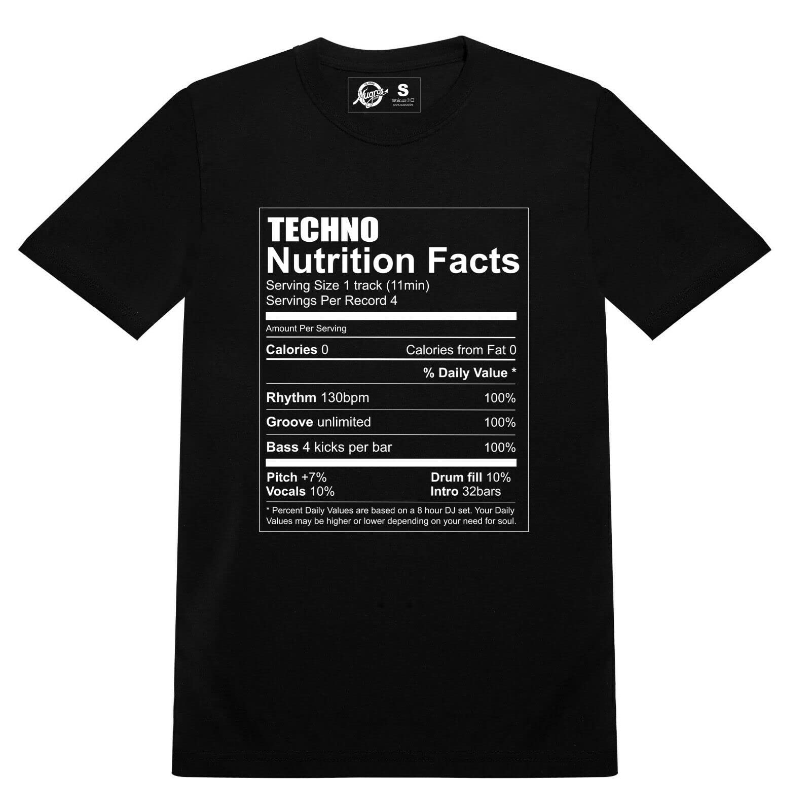 GenericTechno Music DJ T-Shirt Black